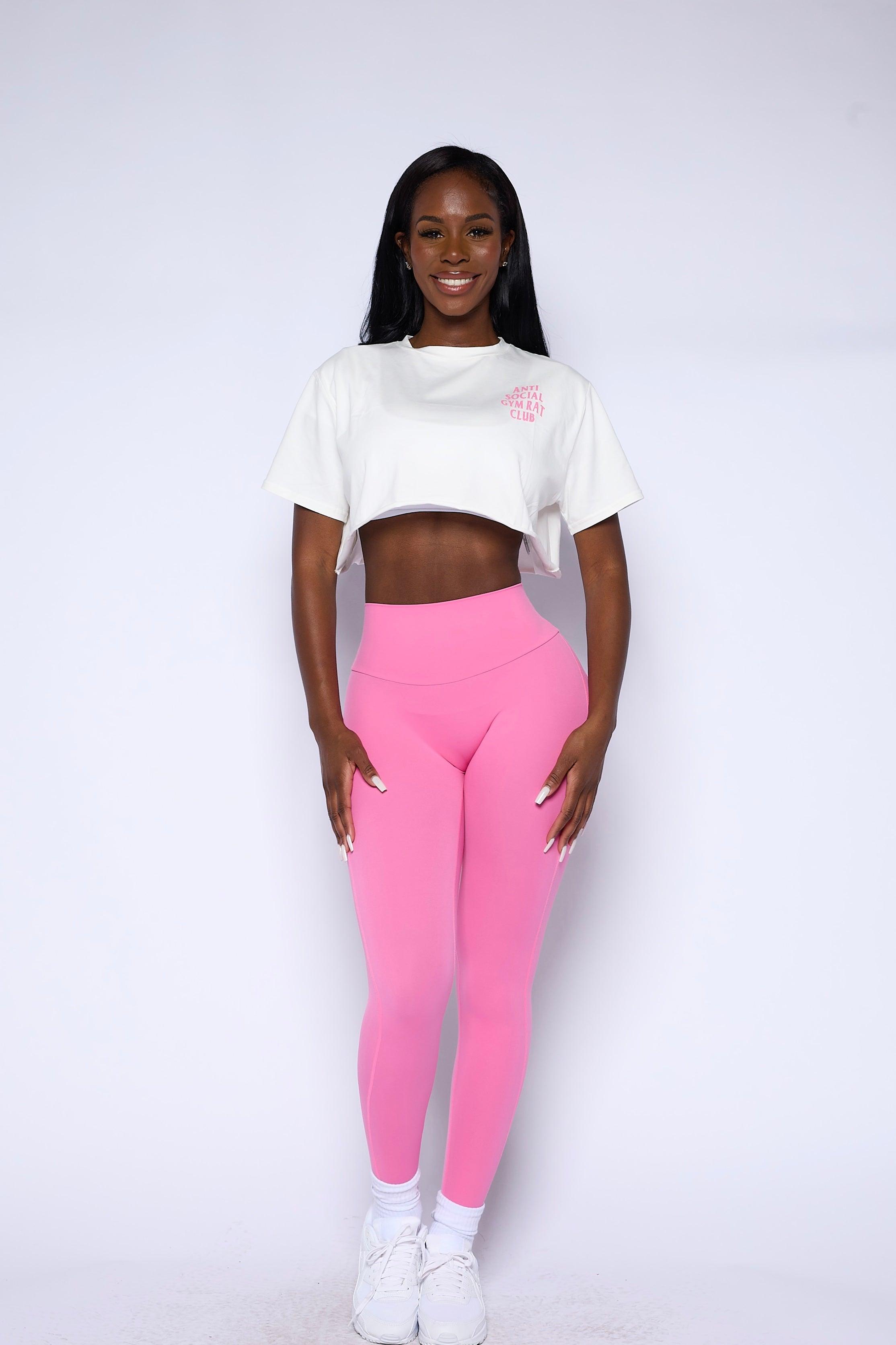Barbie Pink Pocket Scrunch Butt Leggings - Pcheebum
