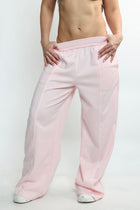 Pink Striped Baggy Pants