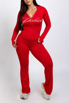 Pchee Red Tracksuit