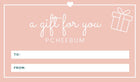 Pchee Bum Gift Card