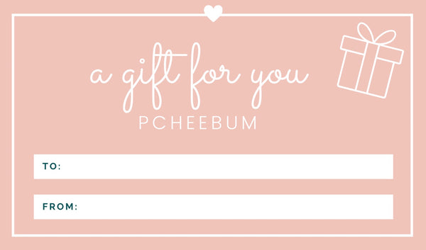 PcheeBum Gift Card