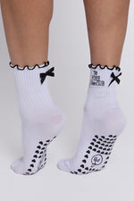 Pchee Black Pilates Socks — view 3