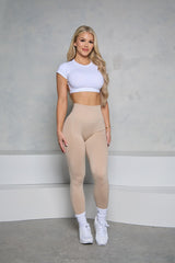 Pchee Nude Seamless Contour Scrunch Butt Leggings