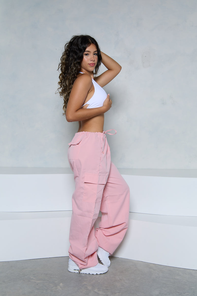 Pink Parachute Pants