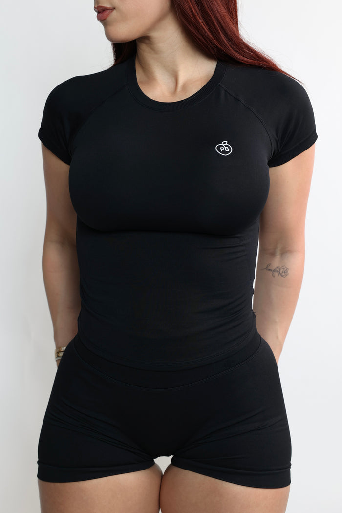 Black Shaping Tee