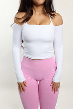 White Off the Shoulder Top