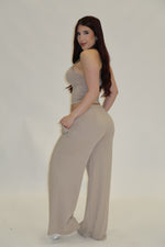 Stone Halter Lounge Pant Set
