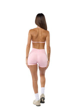 Light Pink Bombshell Sports Bra and Shaping Short Set
