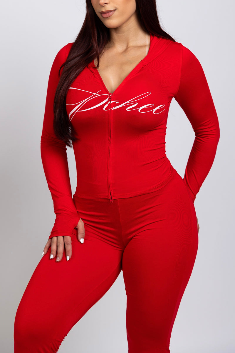 Pchee Red Tracksuit