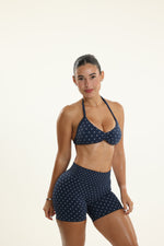 Navy Polka Dot Bombshell Set