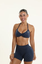 Navy Polka Dot Bombshell Set