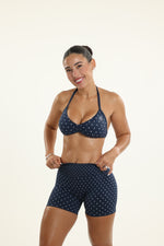 Navy Polka Dot Bombshell Set