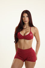 Red Polka Dot Bombshell Set