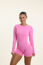 Barbie Pink Shaping Long Sleeve Romper