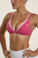 Pink Double-Layer Bra