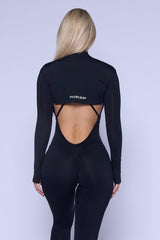 Black Pull Over Long Sleeve