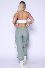 Sage Windbreaker Cargo Jogger Pants