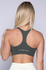 Olive Peek a Boob Sports Bra