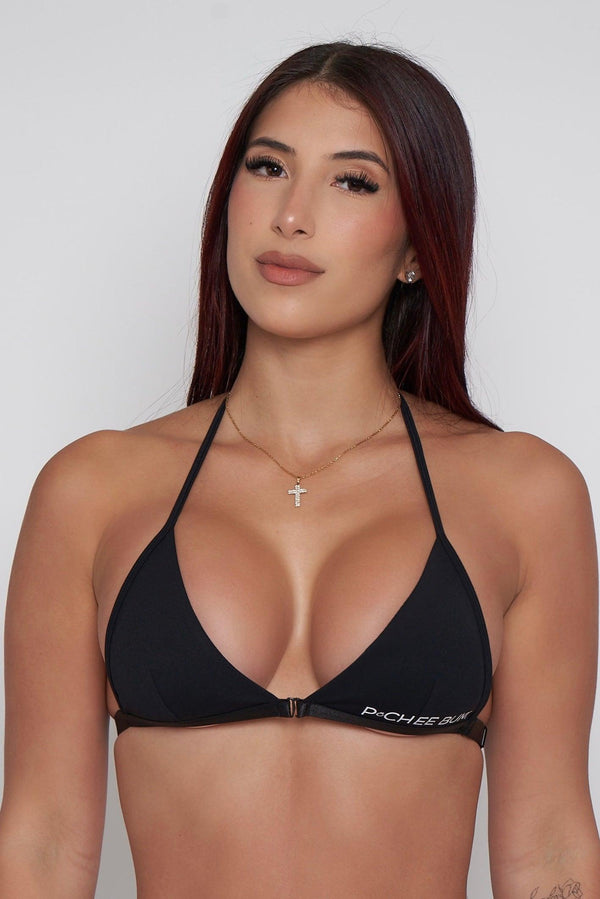 Black Halter Bralette