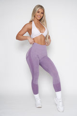 Light Purple Sculpt Contour Scrunch Butt Leggings