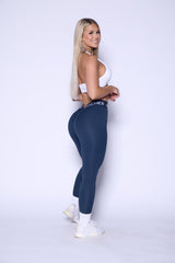 Pchee Pro Navy Blue Scrunch Butt Leggings