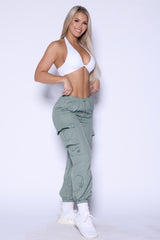 Sage Windbreaker Cargo Jogger Pants