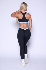 Pchee Lounge Black Scrunch Butt Legging Set