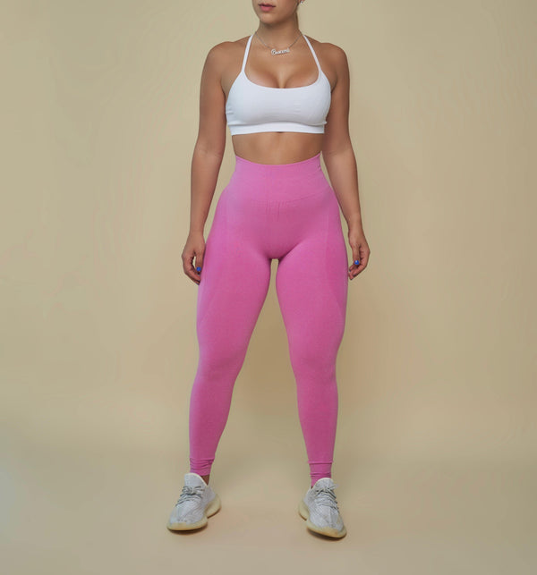 Baby Pink Seamless Leggings - Pcheebum