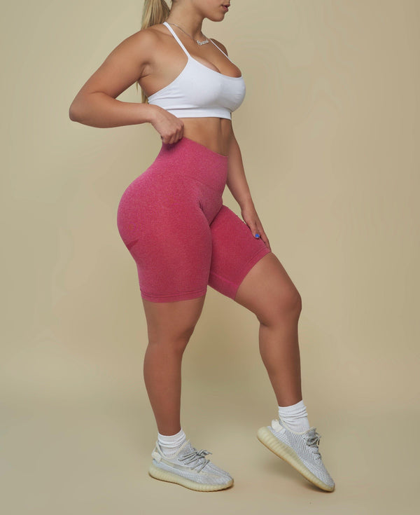 Pink Seamless Biker Shorts - Pcheebum