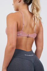 Mauve Ribbed Bralette