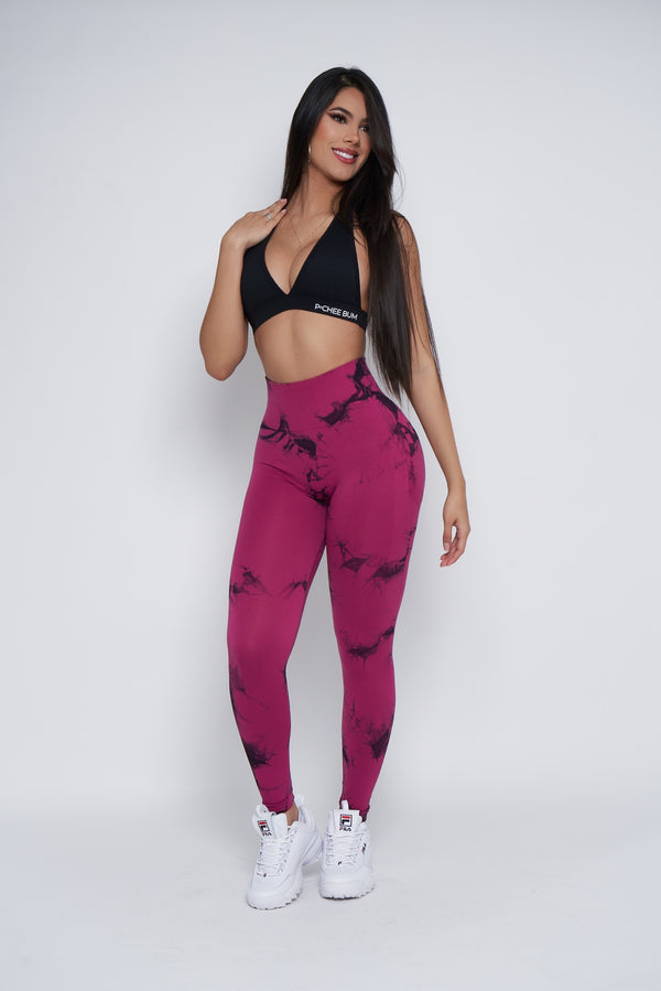Acai Marble Scrunch Butt Leggings