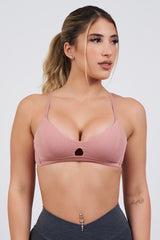 Mauve Ribbed Bralette
