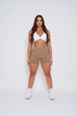 Soft Nude Contour Scrunch Butt Biker Shorts