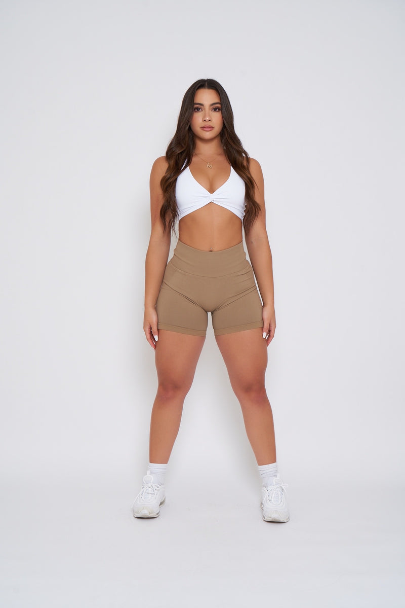 Soft Nude Contour Scrunch Butt Biker Shorts